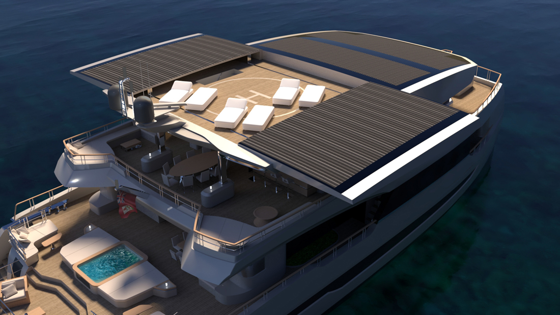 Silent Yachts строят 31-метровый катамаран на солнечных батареях