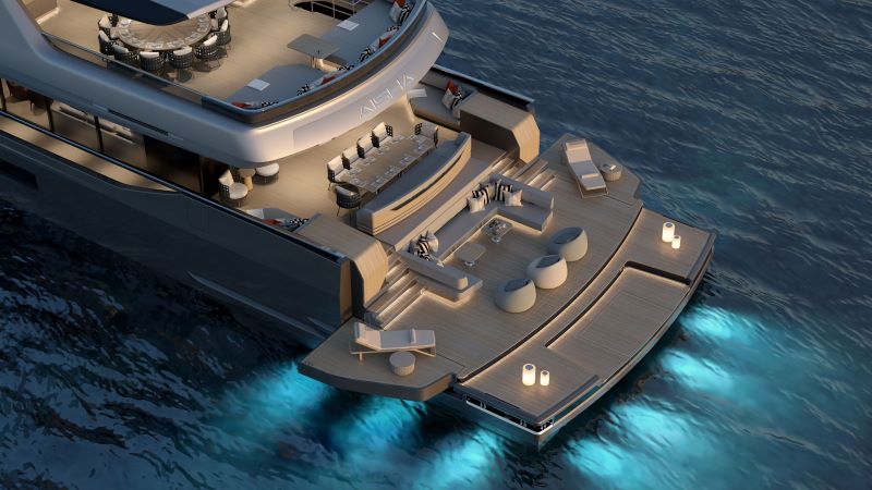 Aisha_40m_Red Yacht Design_Anadolu Shipyard